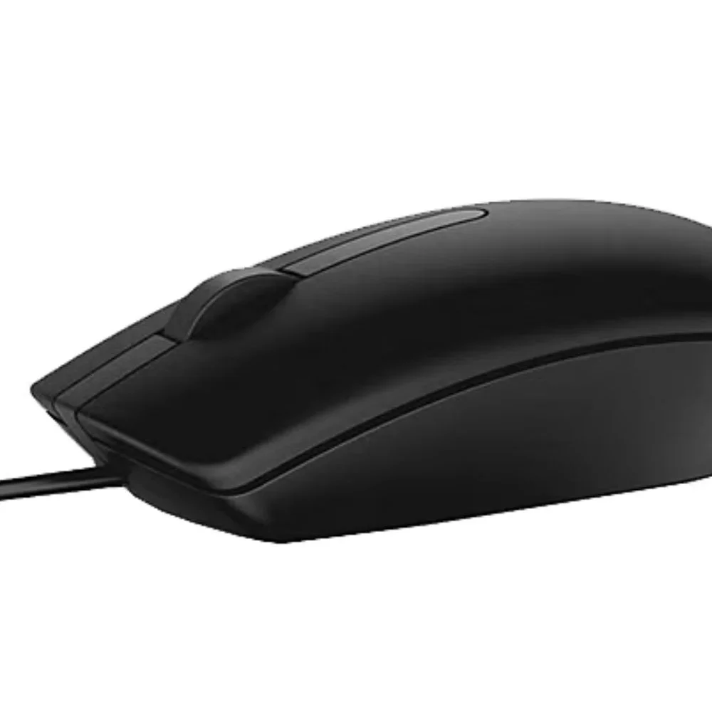Dell Optical Wired Mouse - Black (MS116t1) - New, Factory Sealed